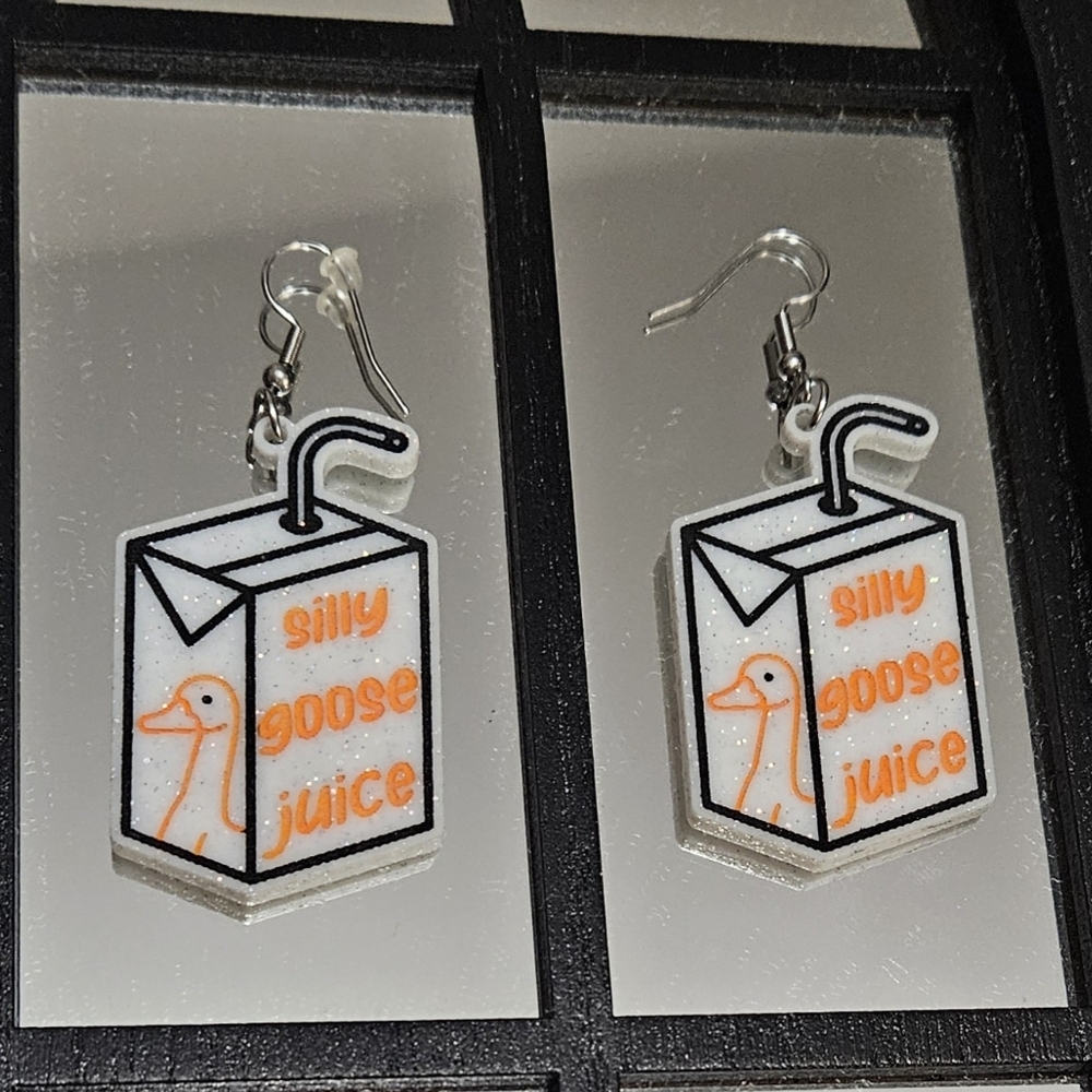 Silly Goose Juice Earrings